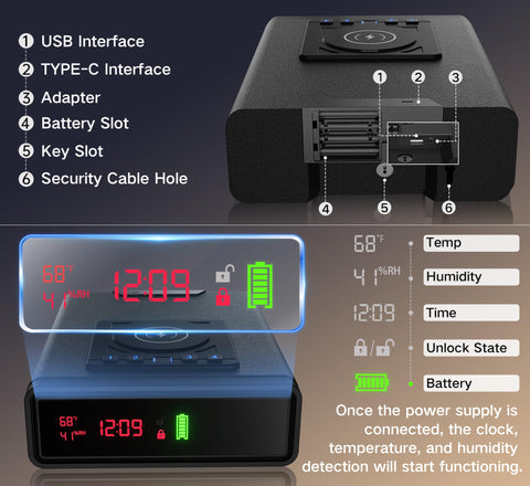ORARAER safe access in dark with silent operation for discretion
