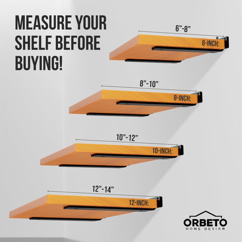 Orbeto versatile bracket set for home or office organization.