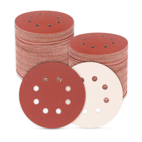 Orbitalsander sanding discs 40 grit for fast material removal on metal and wood.