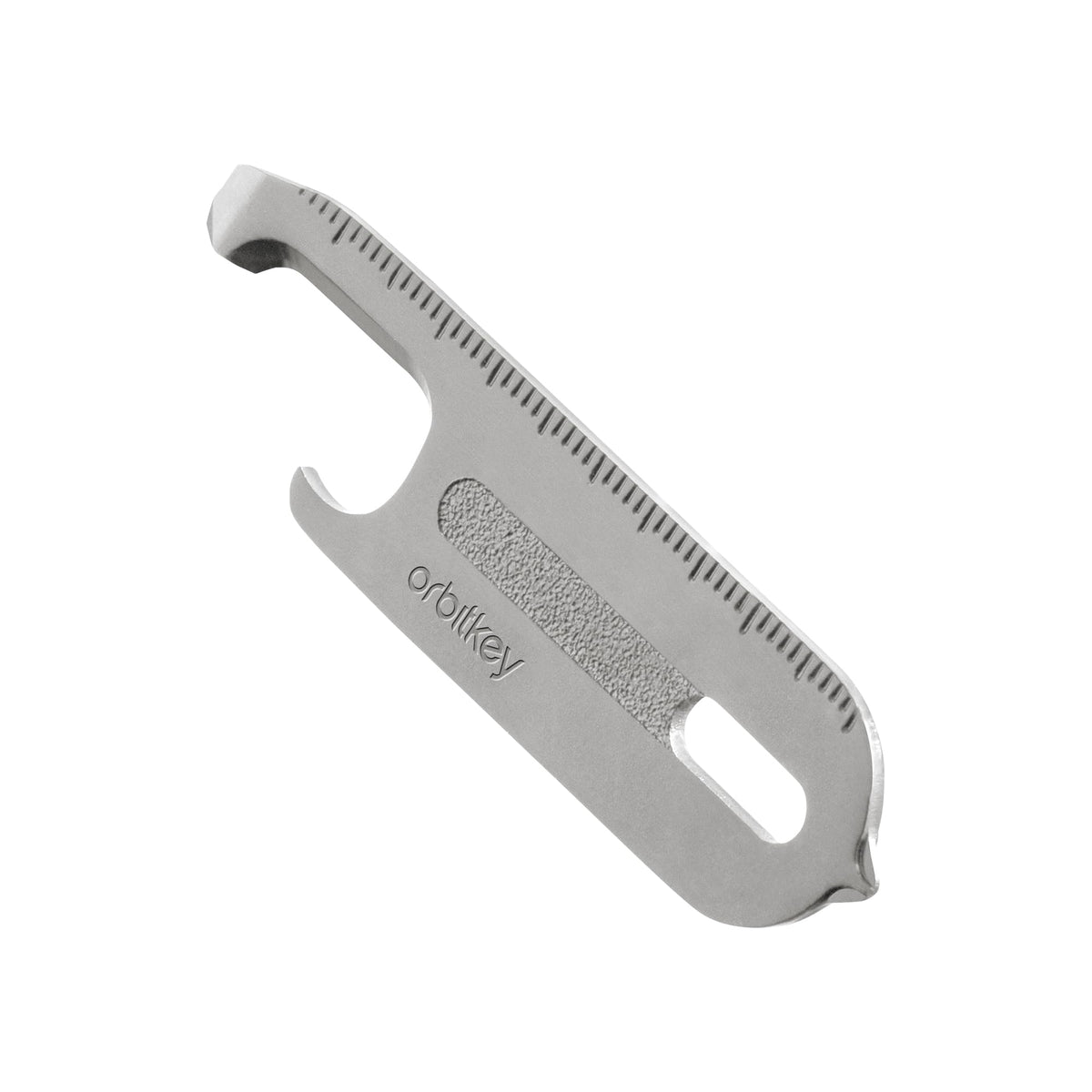Orbitkey Multi-Tool V2 in silver, main view for everyday carry