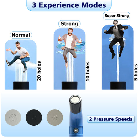 Orca Bidet two-pressure-level control for customizable cleansing