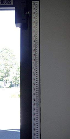 Oregon Rule Co. height rule bold black graphics on white background