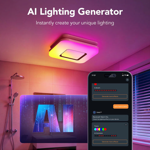 OREiN Matter 24-zone RGB control enables customized color scenes