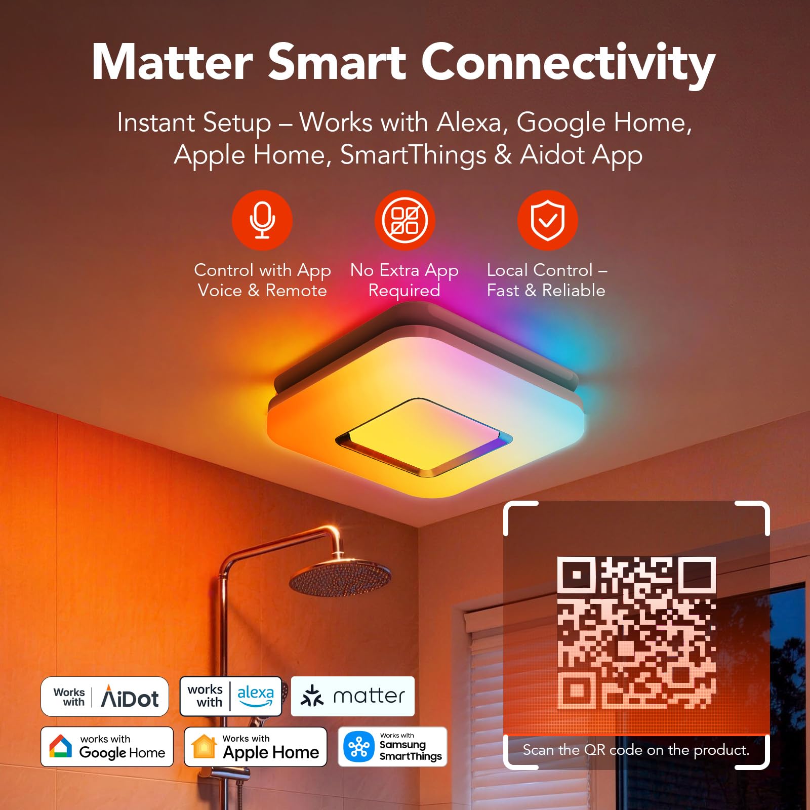 OREiN Matter AI lighting scene creator enables instant mood settings
