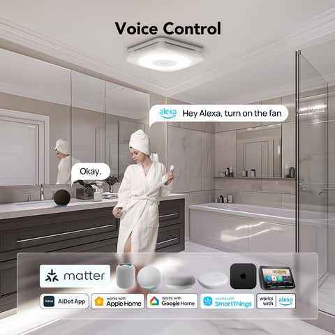 OREiN humidity sensor auto-controls bathroom ventilation