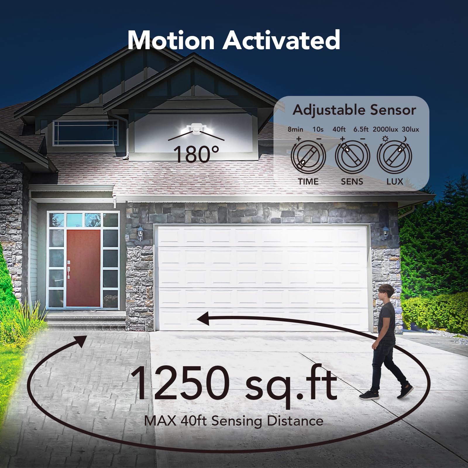 OREiN dusk-to-dawn mode indicator highlighting energy-efficient operation