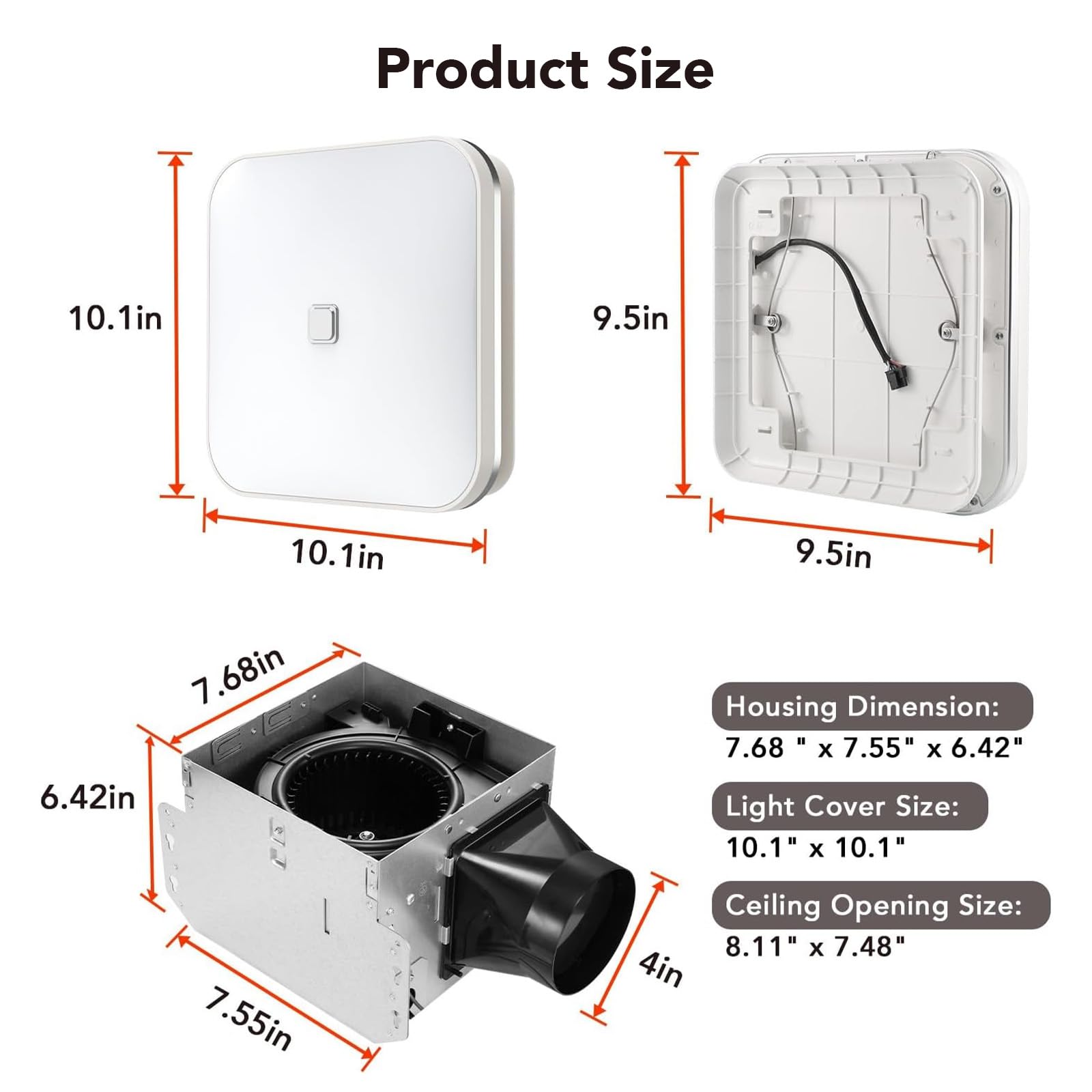 OREiN fast mount bracket for quick secure ceiling installation between joists.