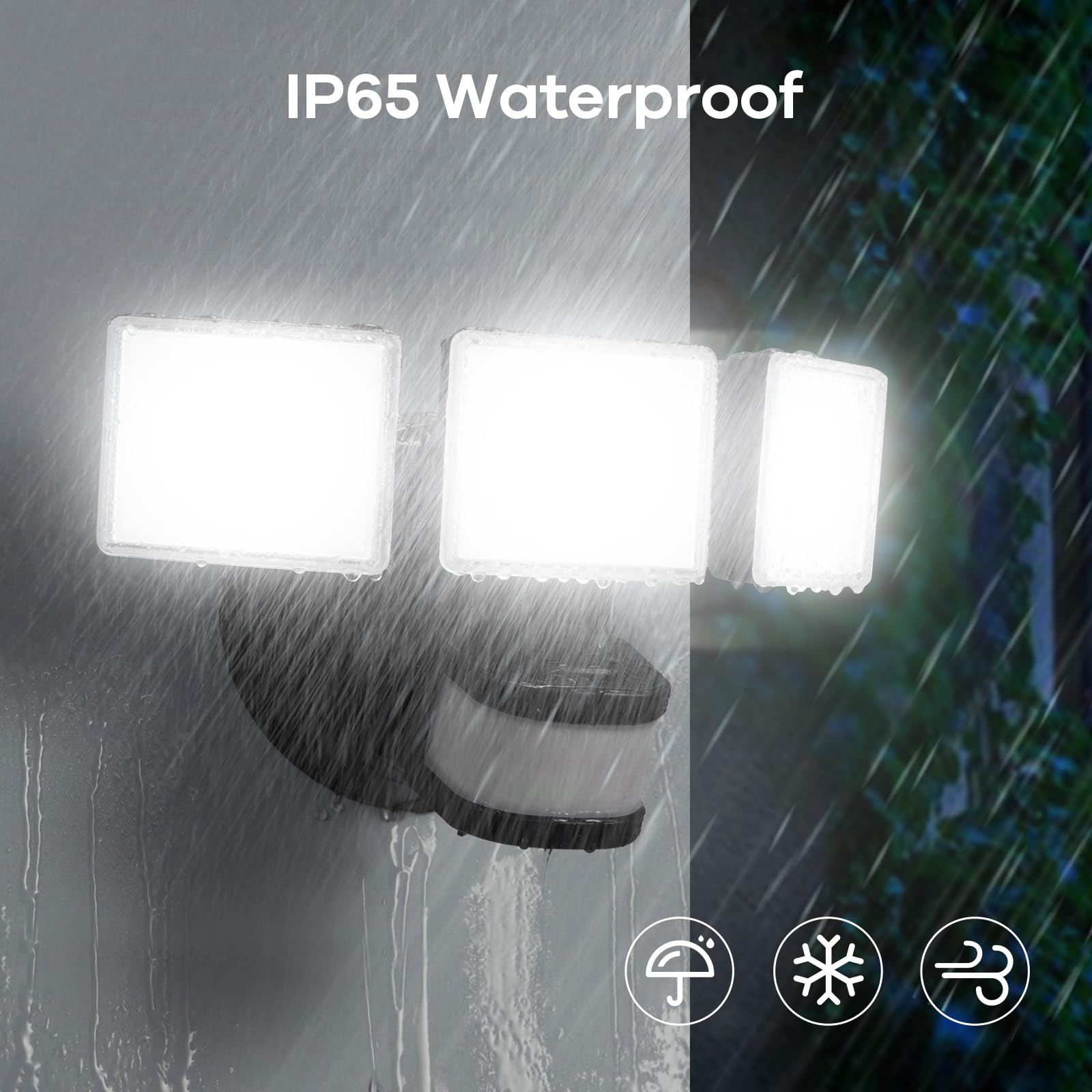 OREiN hardwired flood light delivers stable power and instant response without battery concerns