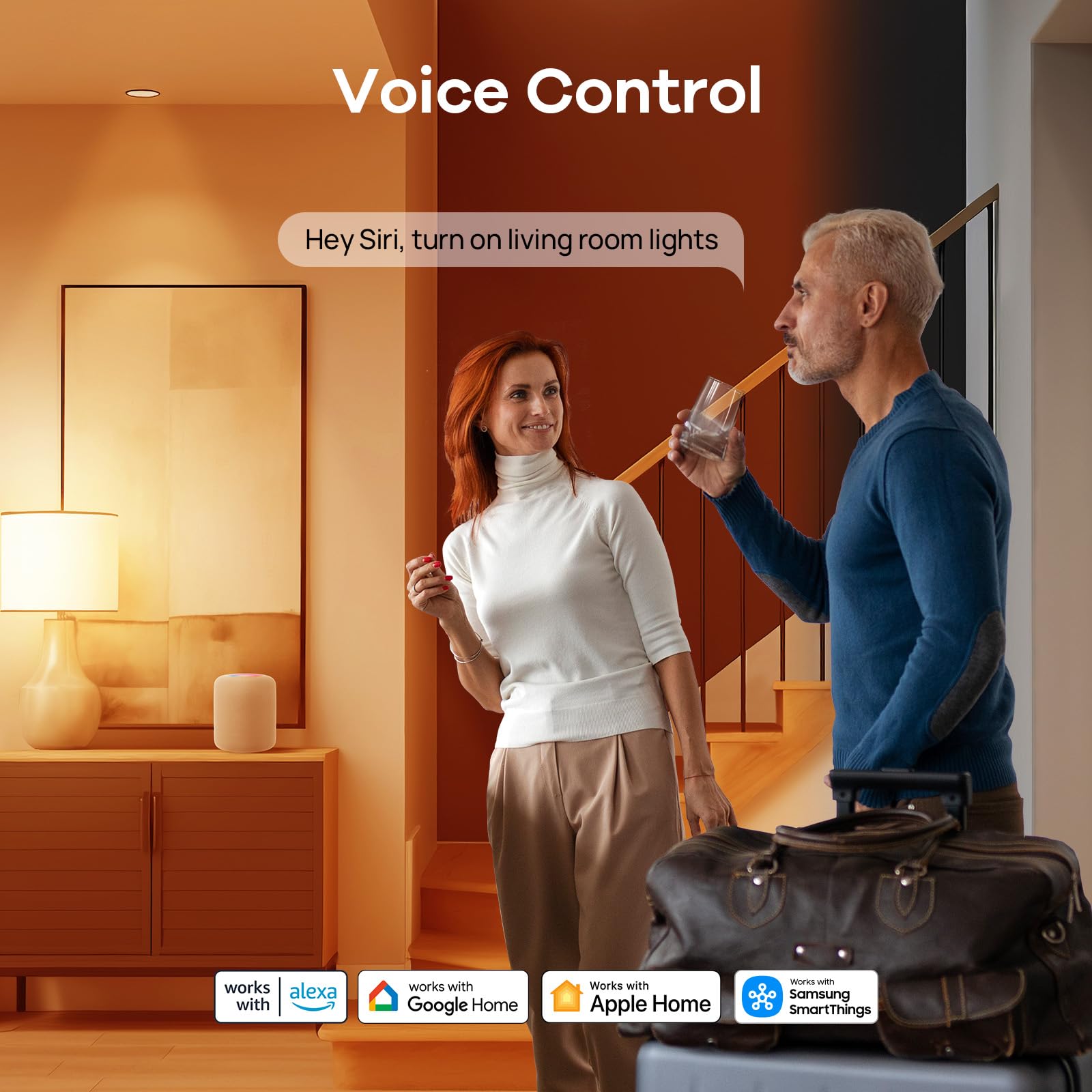 OREiN Matter smart bulb with 16 million colors and dynamic music sync