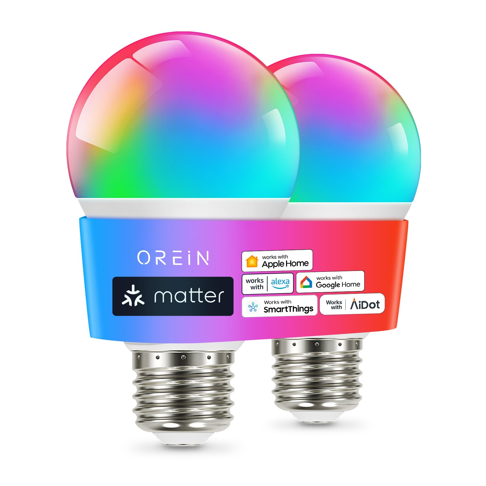 OREiN Matter color-changing bulb for vibrant ambient lighting