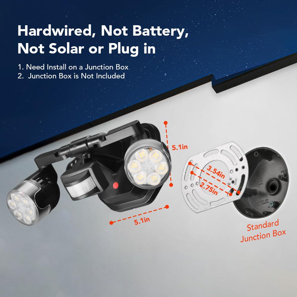 OREiN motion sensor outdoor light app control for convenient scheduling