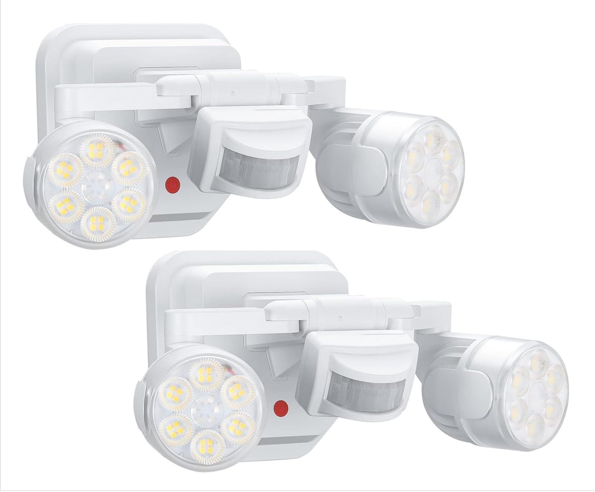 OREiN motion sensor outdoor lights in front view for improved property illumination