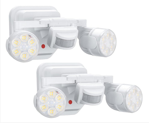OREiN motion sensor outdoor lights in front view for improved property illumination