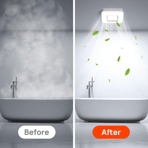 OREiN sleek white diffuser blending with bathroom decor
