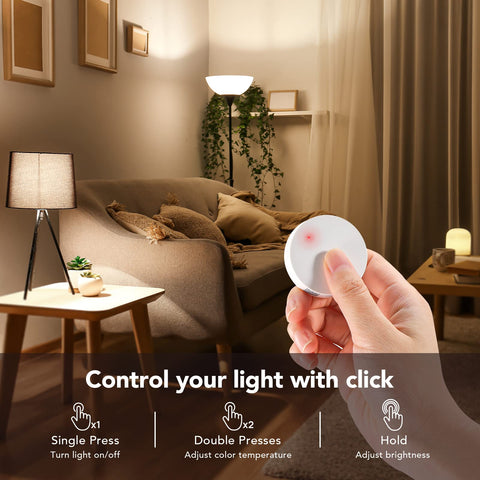 Dimmable through AiDot app or voice commands for flexible mood lighting