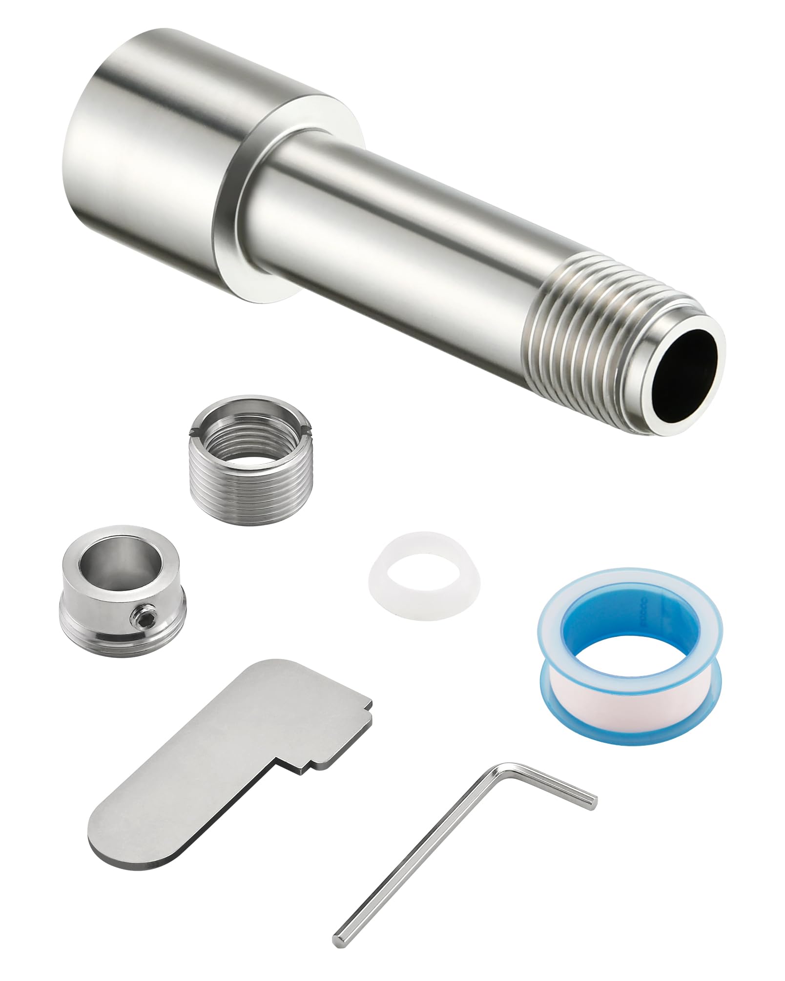 OrgCreator diverter compatible tub spout adapter for flexible use