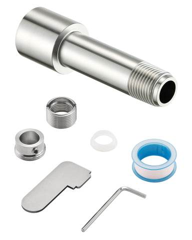 OrgCreator diverter compatible tub spout adapter for flexible use