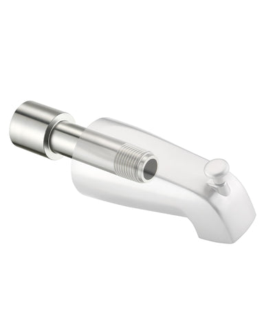 OrgCreator lead-free tub spout adapter indicating material safety and reliability