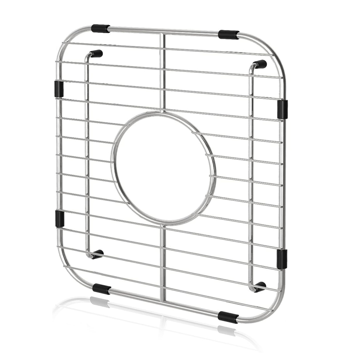 Orgneas sink grid protective base guards sink surface while stacking dishes