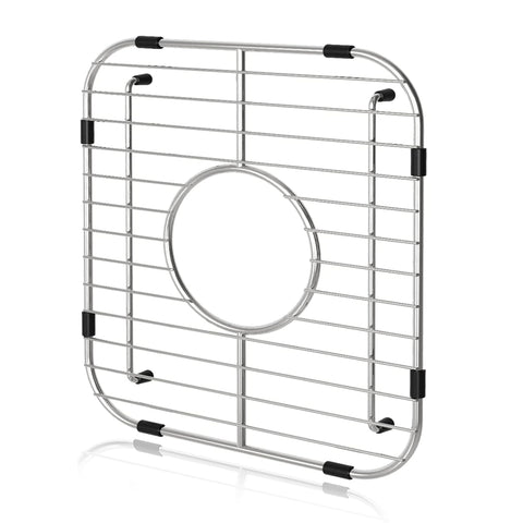 Orgneas sink grid protective base guards sink surface while stacking dishes