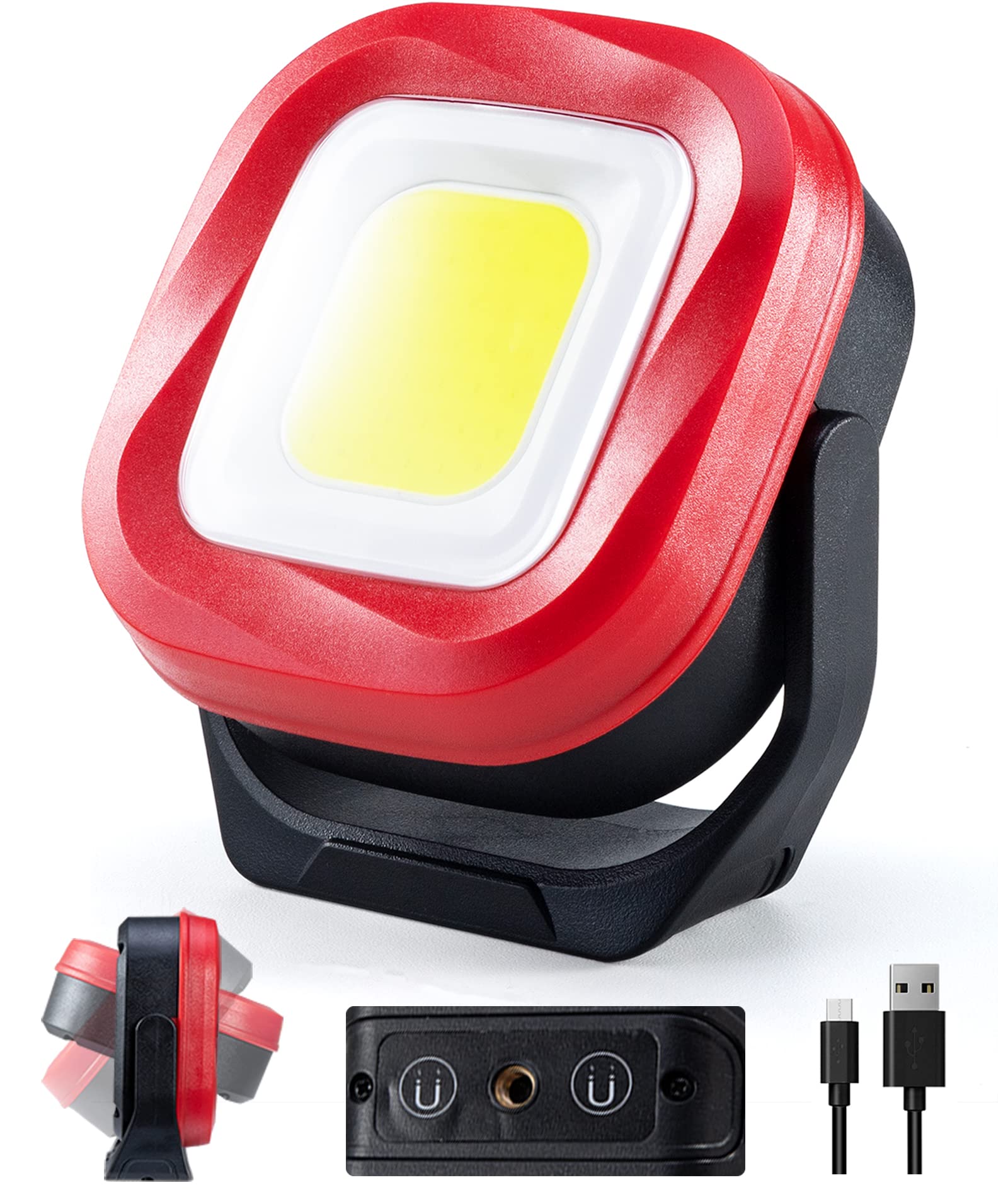 ORHOMELIFE COB LED work light with 42 LEDs for hands-free car repairs