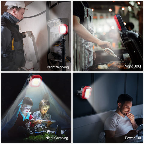 Orhomelife use case showing camping and car repair lighting.
