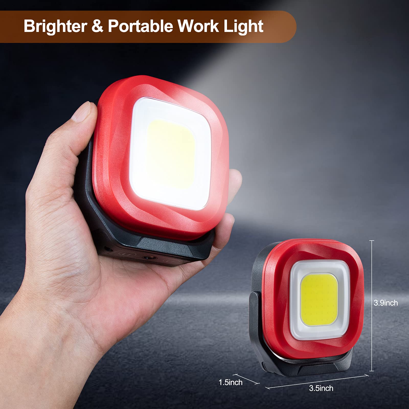 ORHOMELIFE 180-degree rotatable light for versatile repair angles