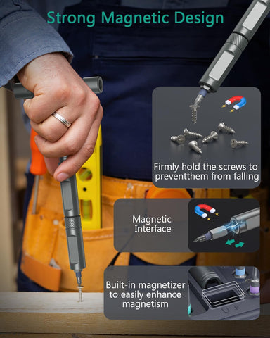 ORIA color-coded bits system streamlines electronics and furniture projects.