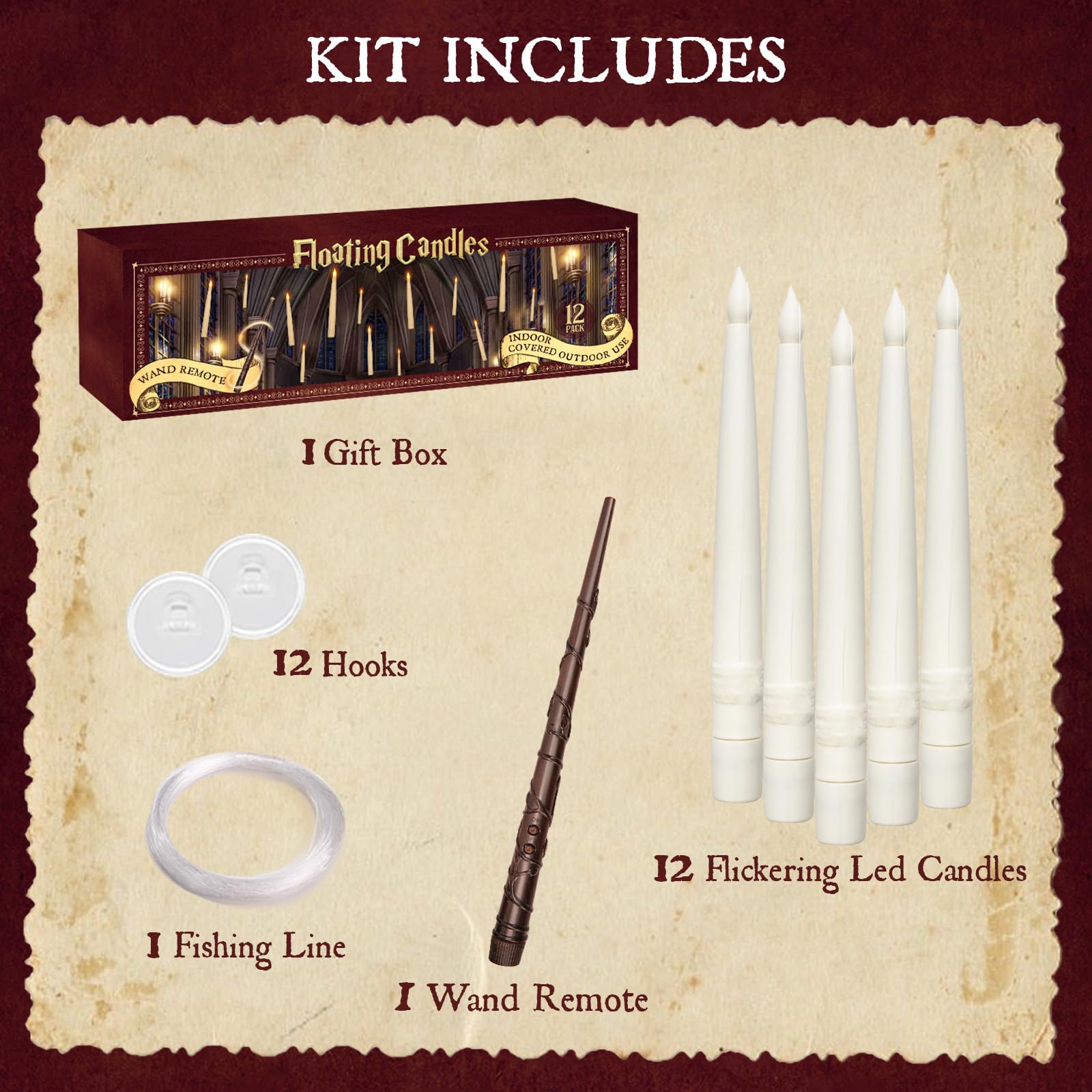 ORIENTAL CHERRY flameless candles glow with realistic flicker for safe Halloween decor.