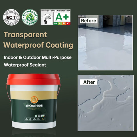Oriental Yuhong YHcoat-908 brush application shows precise sealing on surfaces.