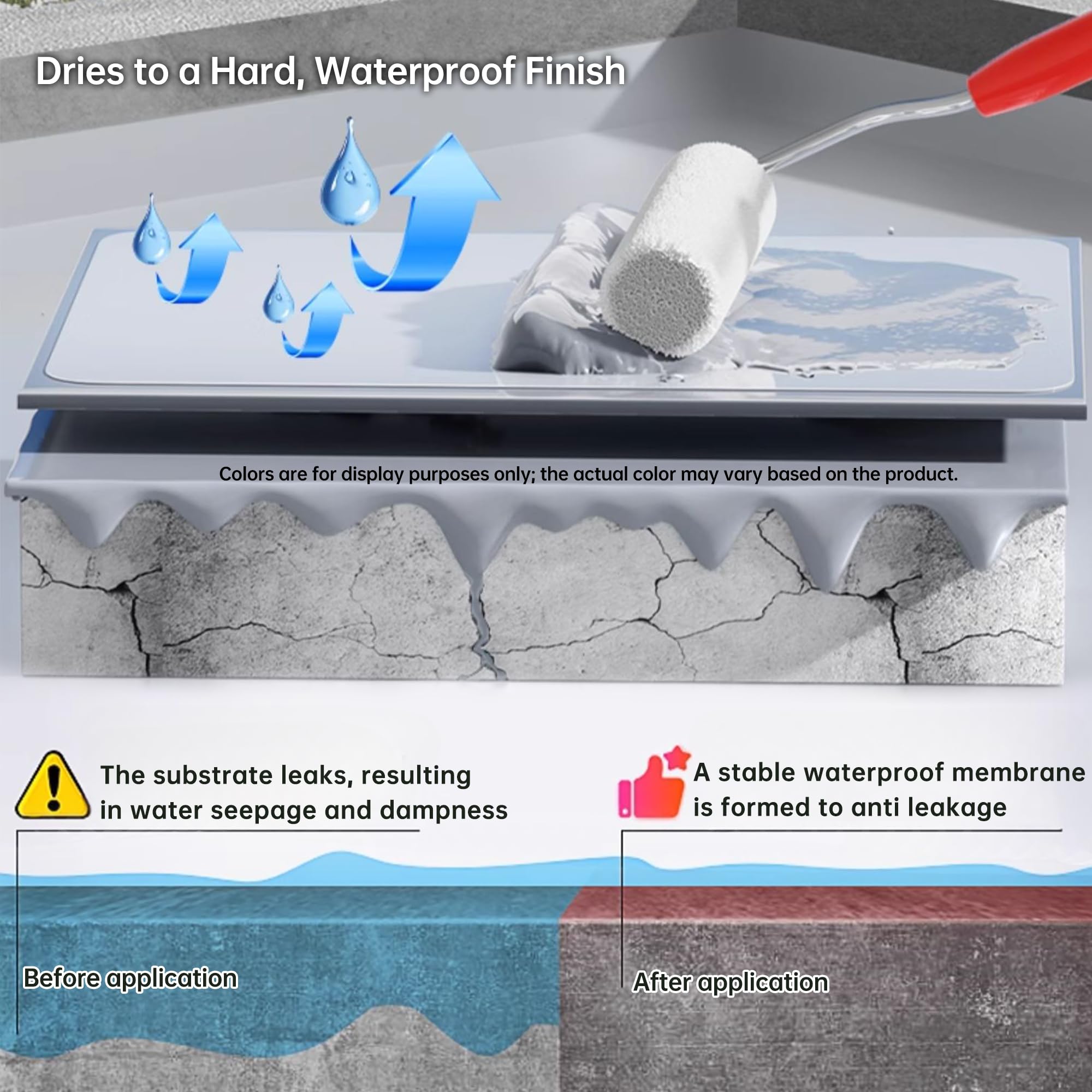 Oriental Yuhong YHcoat-908 fast-drying formula enables quicker project progress.