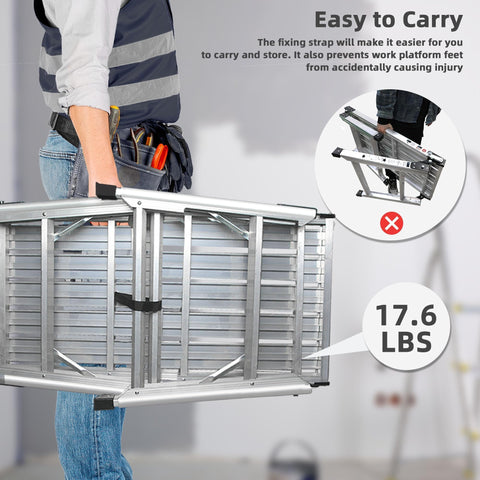 Orientools aircraft-grade aluminum frame offers durability with lighter portability.