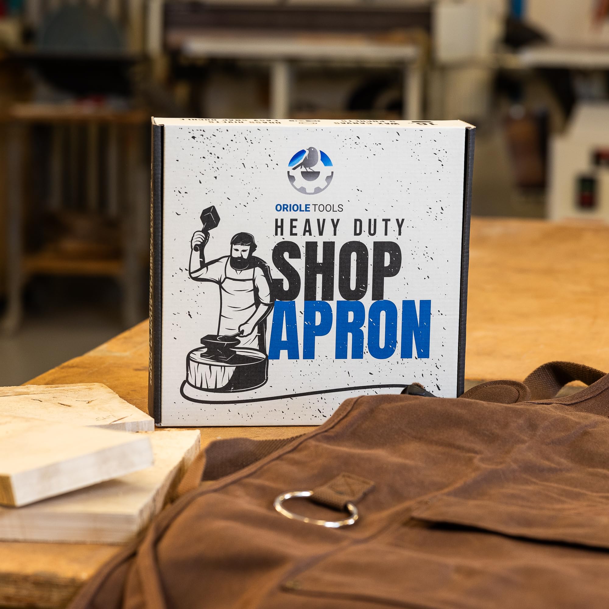 Oriole Tools versatile apron for BBQ, pottery, woodworking, and more
