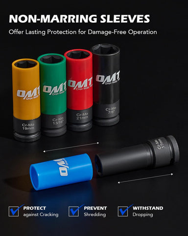 Orion Motor Tech 21 mm lug nut socket suited for wide wheel setups