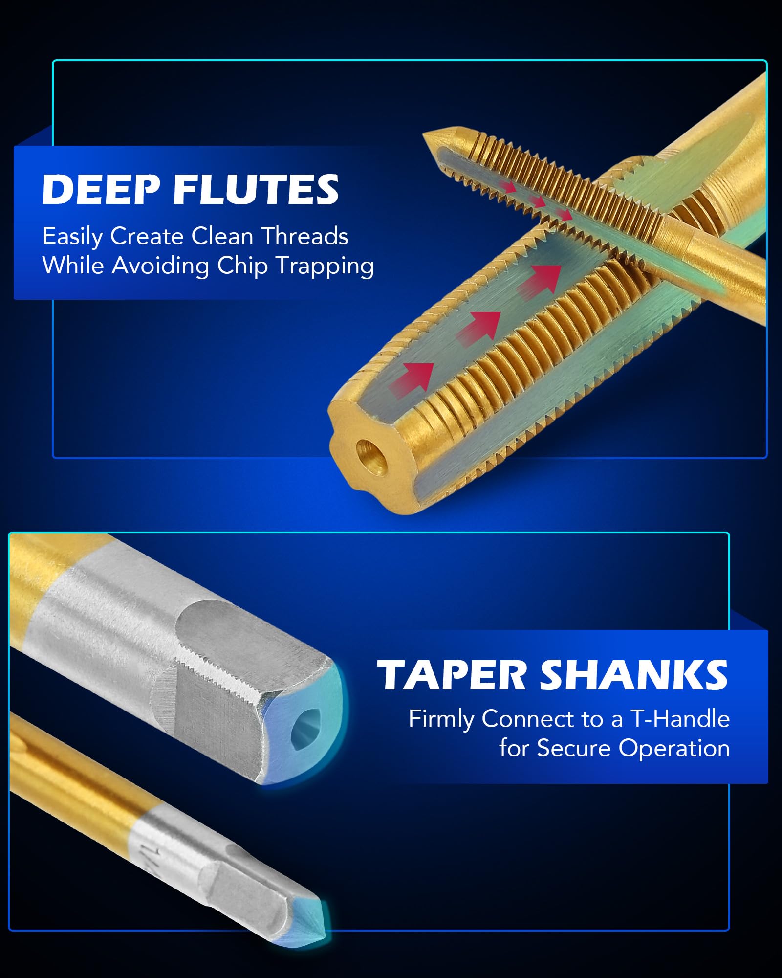 Orion Motor Tech bearing steel with titanium coating ensures durability and corrosion resistance.