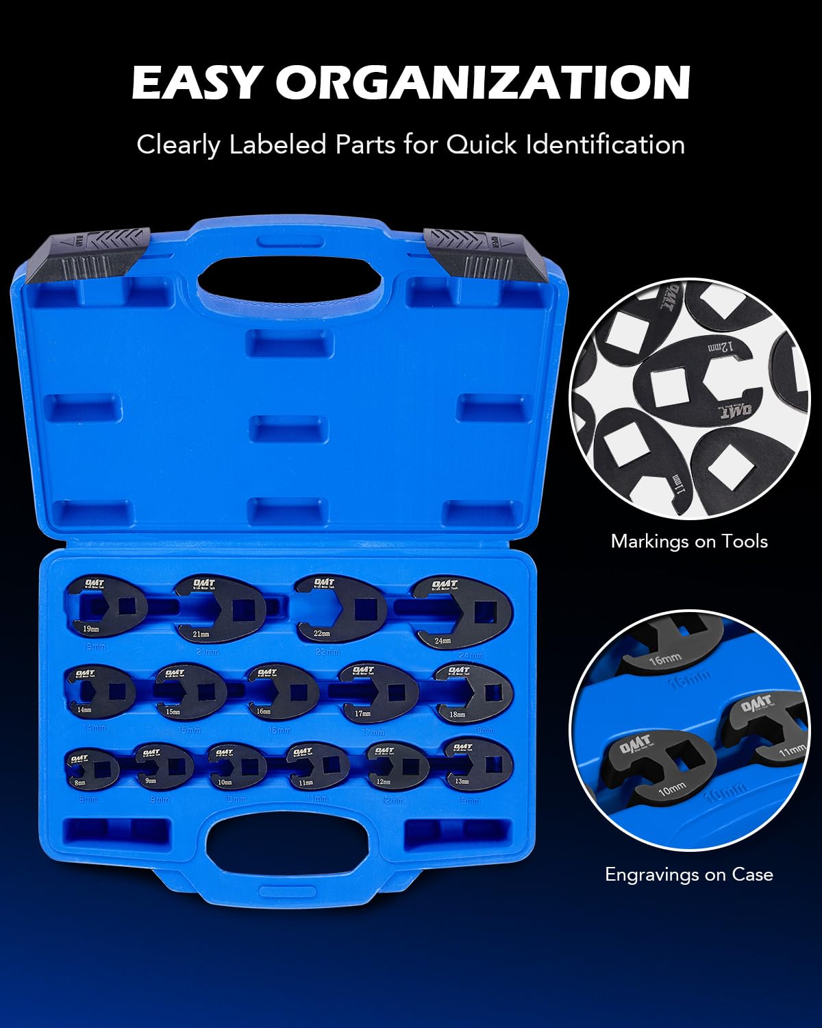 Orion Motor Tech blow-molded storage case offers organized transport and storage