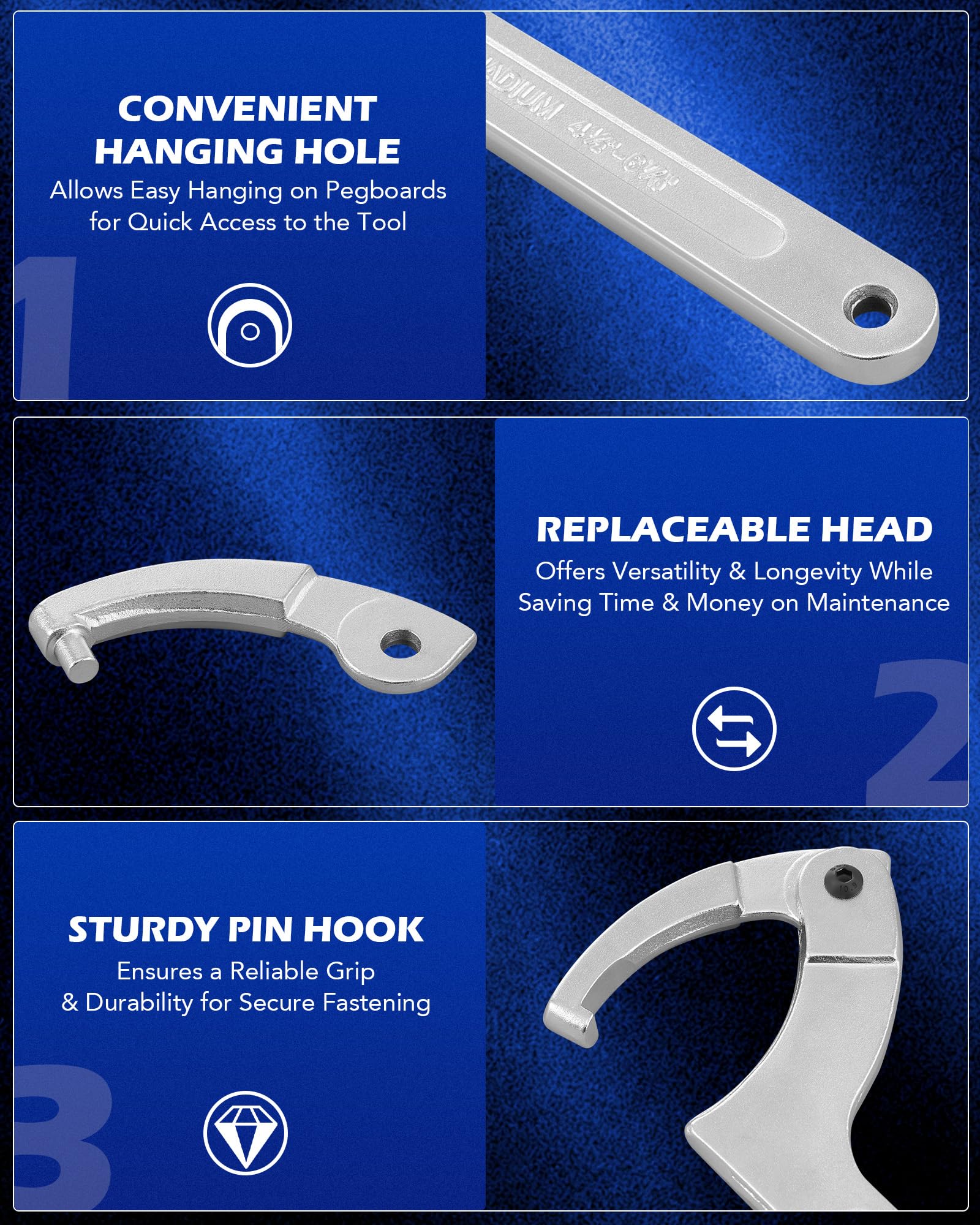 Orion Motor Tech collar and bearing fit demonstrated with pin wrenches