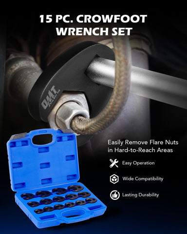 Orion Motor Tech flare-nut tool case keeps the 15-piece set organized