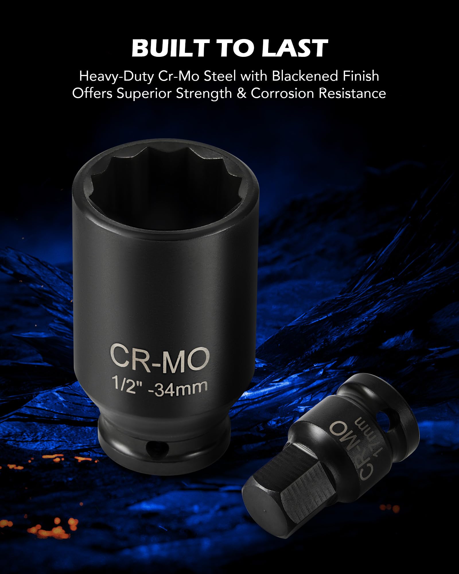 Orion Motor Tech 14mm hex bit socket for versatile fasteners