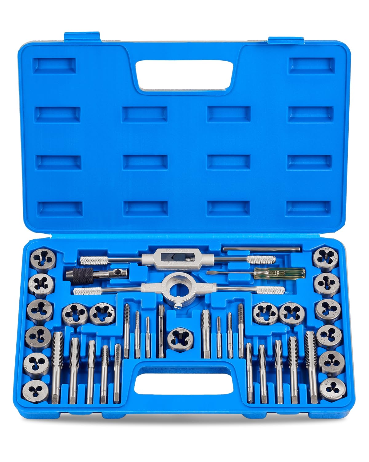 Orion Motor Tech metric tap-die set enables precise threading.