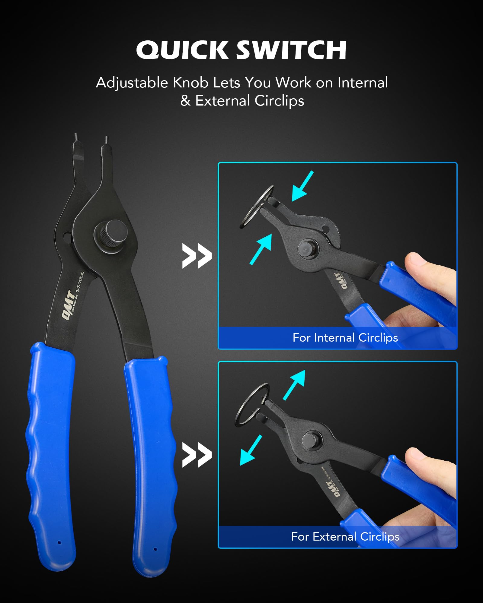 Orion Motor Tech snap ring gloves protect hands during removal