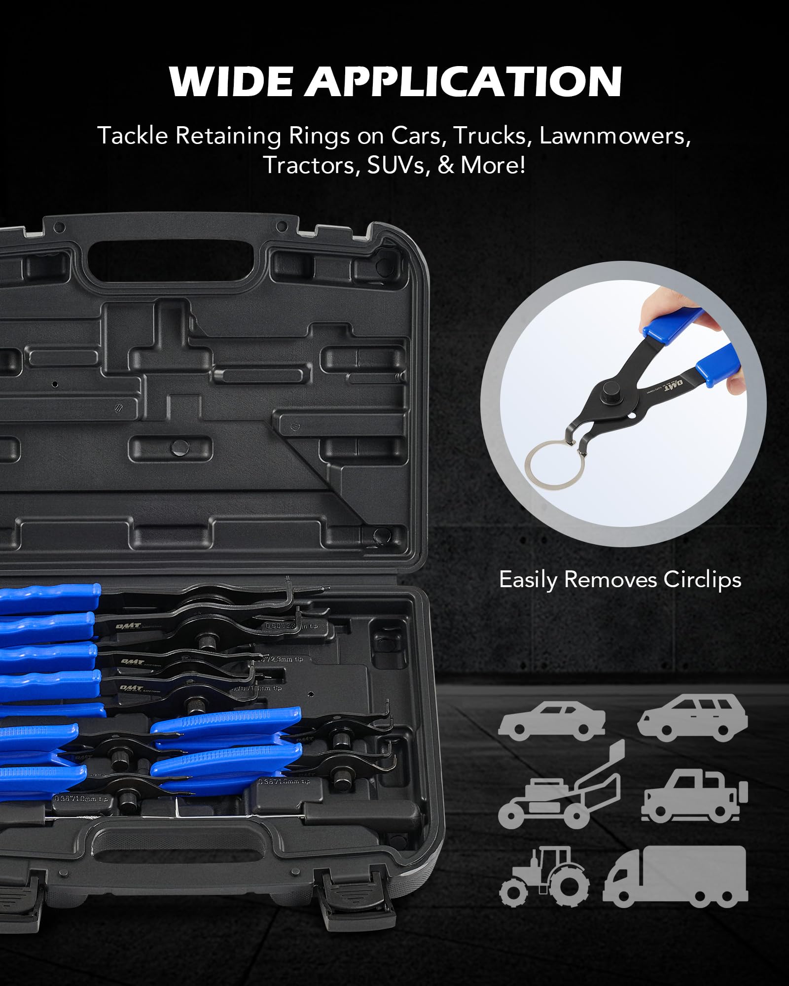 Orion Motor Tech snap ring pick tool for retrieving dropped clips
