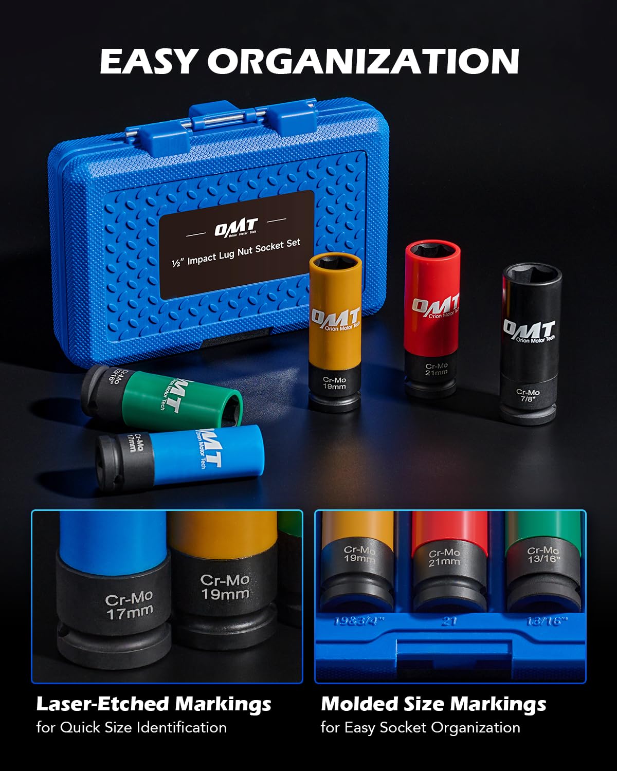 Orion Motor Tech protective case keeps sockets organized and protected