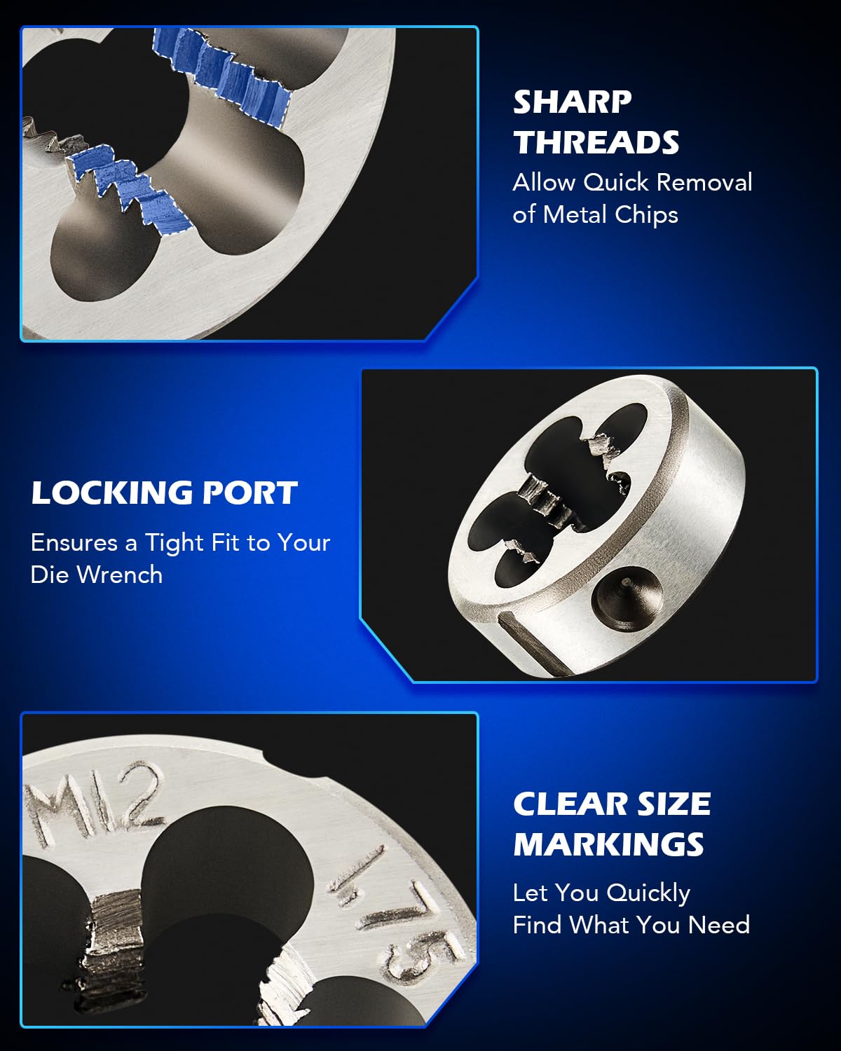 Orion Motor Tech blow molded storage keeps SAE and metric components organized.