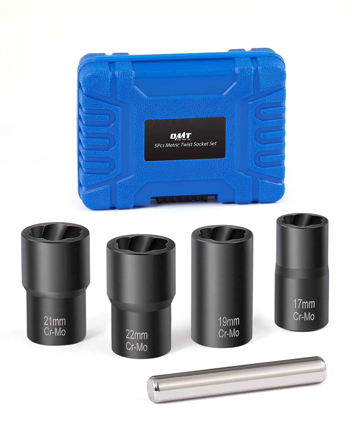 Orion Motor Tech twist socket bolt extractor in action on rounded fasteners.