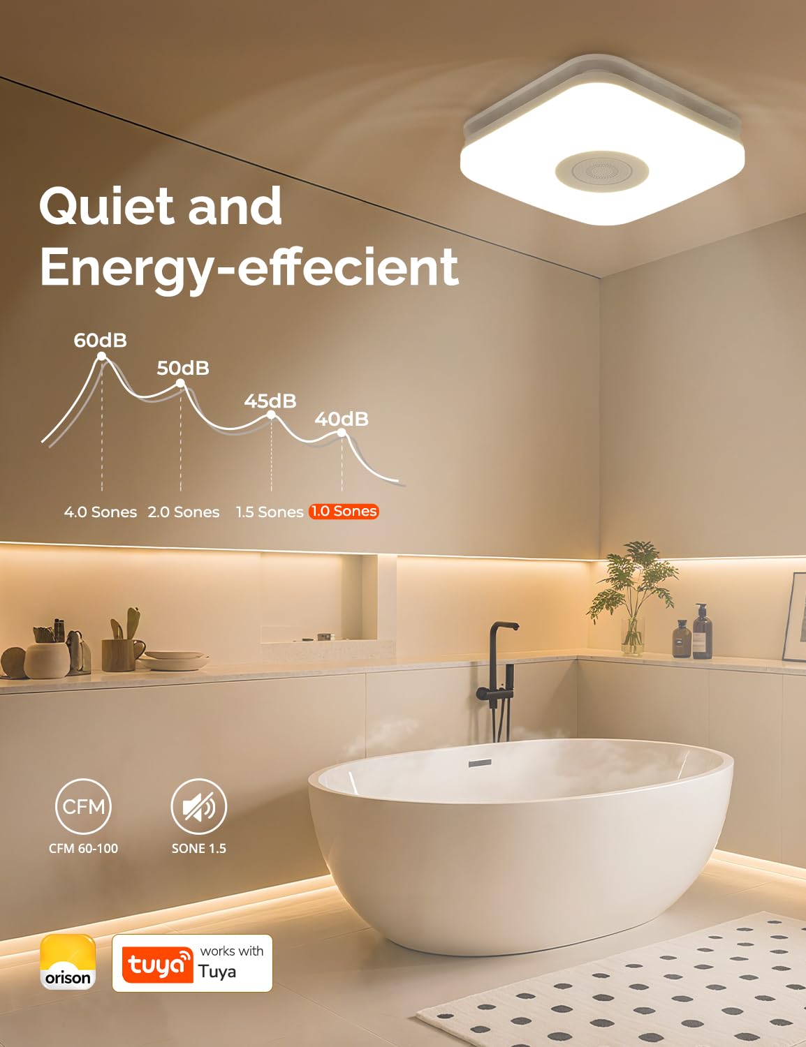Orison bathroom exhaust fan remote control for quick adjustments