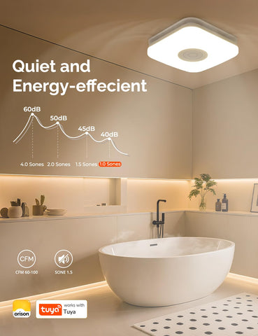 Orison bathroom exhaust fan remote control for quick adjustments