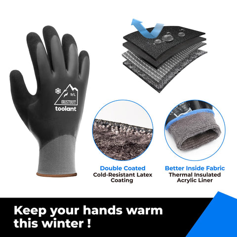 OriStout thermal brushed liner gloves highlighting warmth and all-day comfort.