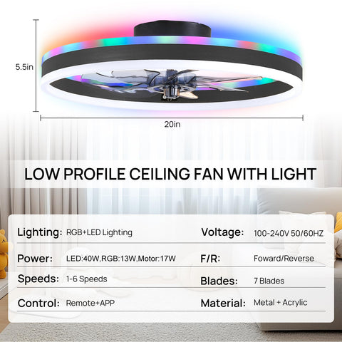 ORITHAM reversible motor quiet fan ideal for seasonal comfort