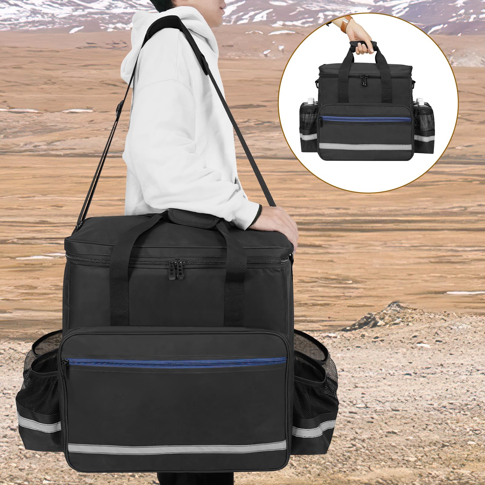 ORKELS Buddy Heater Case interior padding cushions during transport.